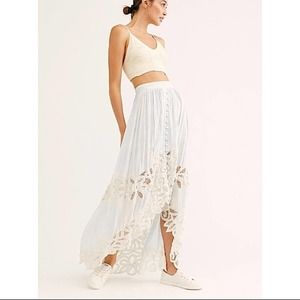 NWT Free People x Fillyboo Pretty Tuesday Maxi Skirt XS